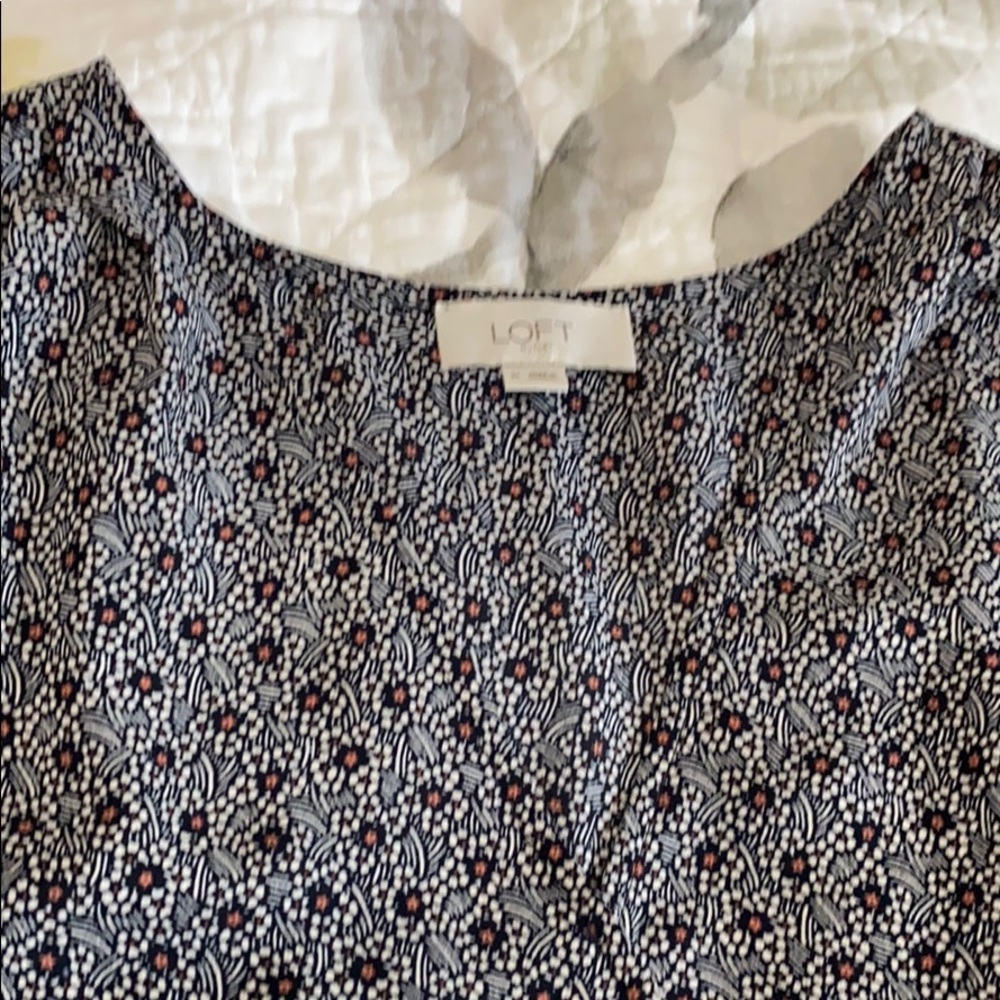 Loft Outlet Faux Wrap Blouse - Picture 2 of 8